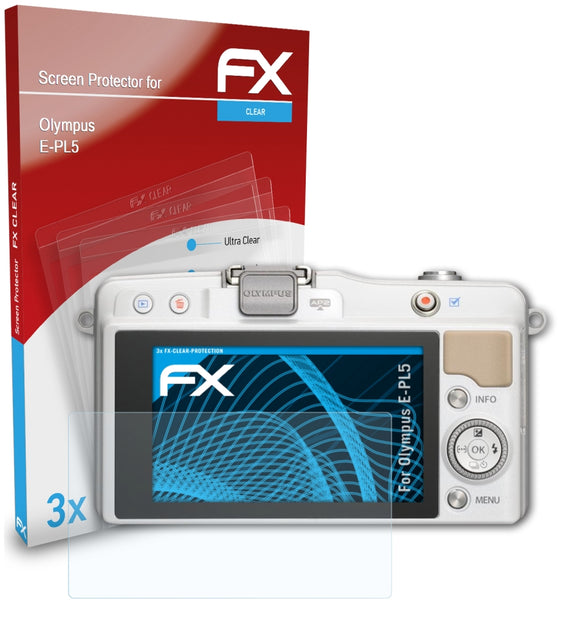 atFoliX FX-Clear Schutzfolie für Olympus E-PL5