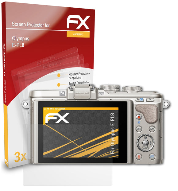 atFoliX FX-Antireflex Displayschutzfolie für Olympus E-PL8