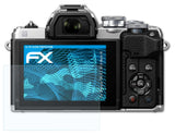 Schutzfolie atFoliX kompatibel mit Olympus OM-D E-M10 Mark IV, ultraklare FX (3X)