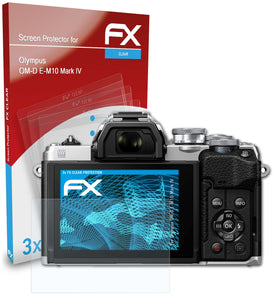 atFoliX FX-Clear Schutzfolie für Olympus OM-D E-M10 Mark IV