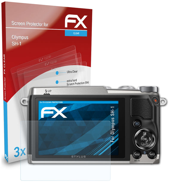 atFoliX FX-Clear Schutzfolie für Olympus SH-1