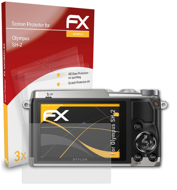 atFoliX FX-Antireflex Displayschutzfolie für Olympus SH-2