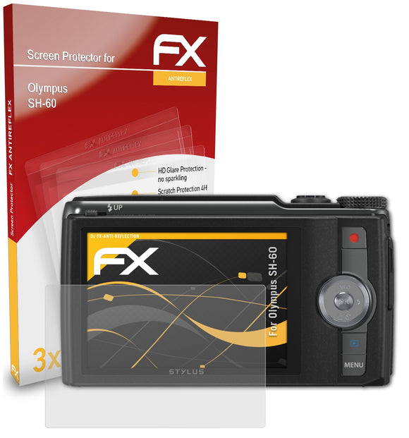 atFoliX FX-Antireflex Displayschutzfolie für Olympus SH-60