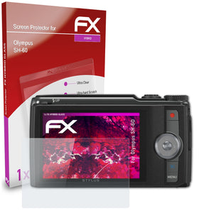 atFoliX FX-Hybrid-Glass Panzerglasfolie für Olympus SH-60