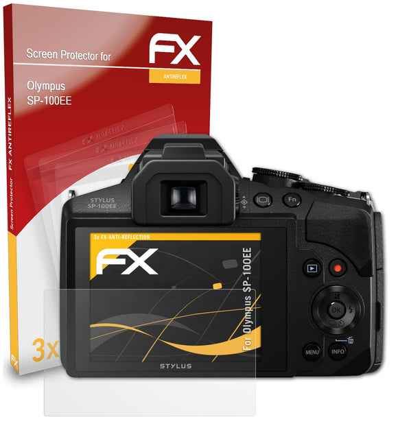 atFoliX FX-Antireflex Displayschutzfolie für Olympus SP-100EE