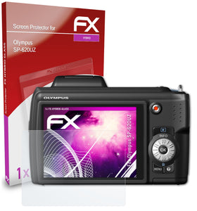 atFoliX FX-Hybrid-Glass Panzerglasfolie für Olympus SP-620UZ