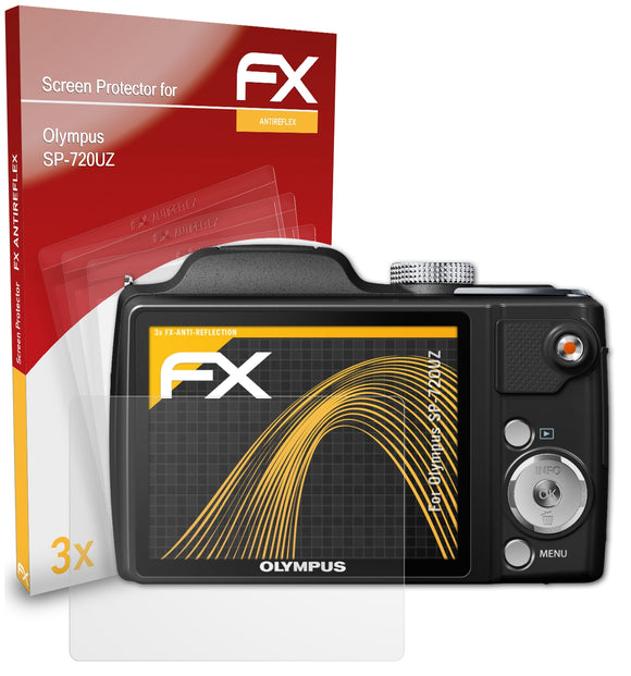 atFoliX FX-Antireflex Displayschutzfolie für Olympus SP-720UZ