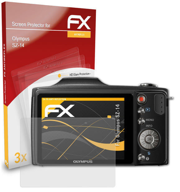 atFoliX FX-Antireflex Displayschutzfolie für Olympus SZ-14