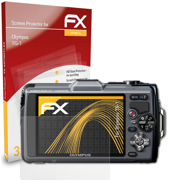 atFoliX FX-Antireflex Displayschutzfolie für Olympus TG-1