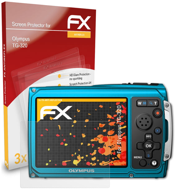 atFoliX FX-Antireflex Displayschutzfolie für Olympus TG-320