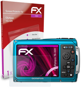 atFoliX FX-Hybrid-Glass Panzerglasfolie für Olympus TG-320