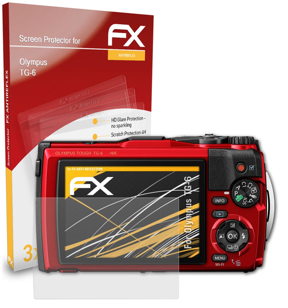 atFoliX FX-Antireflex Displayschutzfolie für Olympus TG-6