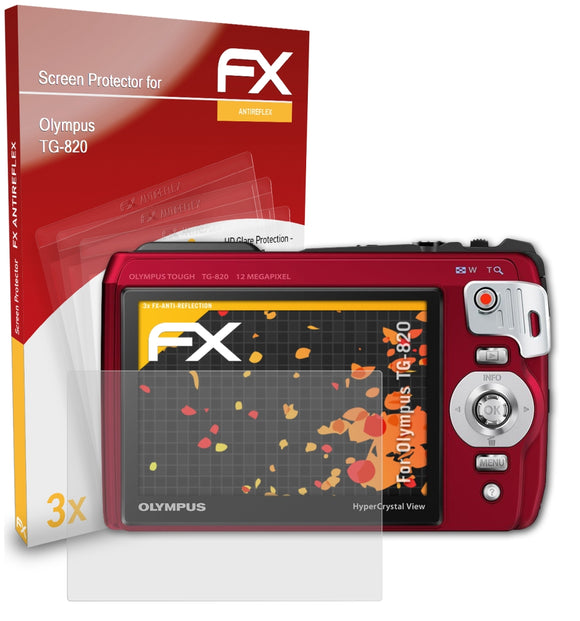 atFoliX FX-Antireflex Displayschutzfolie für Olympus TG-820