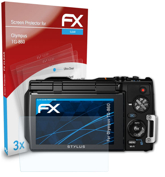 atFoliX FX-Clear Schutzfolie für Olympus TG-860