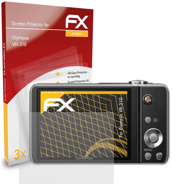 atFoliX FX-Antireflex Displayschutzfolie für Olympus VR-310