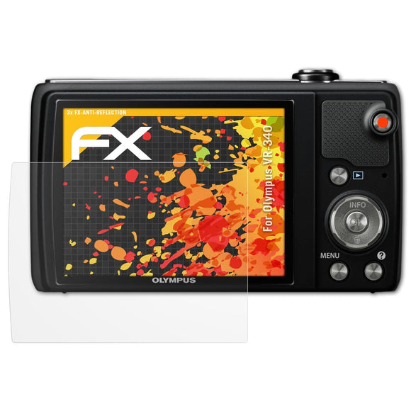 atFoliX FX-Antireflex Displayschutzfolie für Olympus VR-340