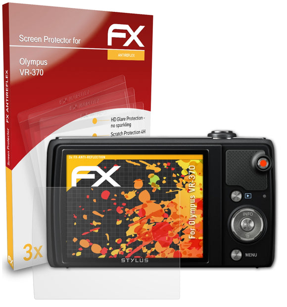 atFoliX FX-Antireflex Displayschutzfolie für Olympus VR-370