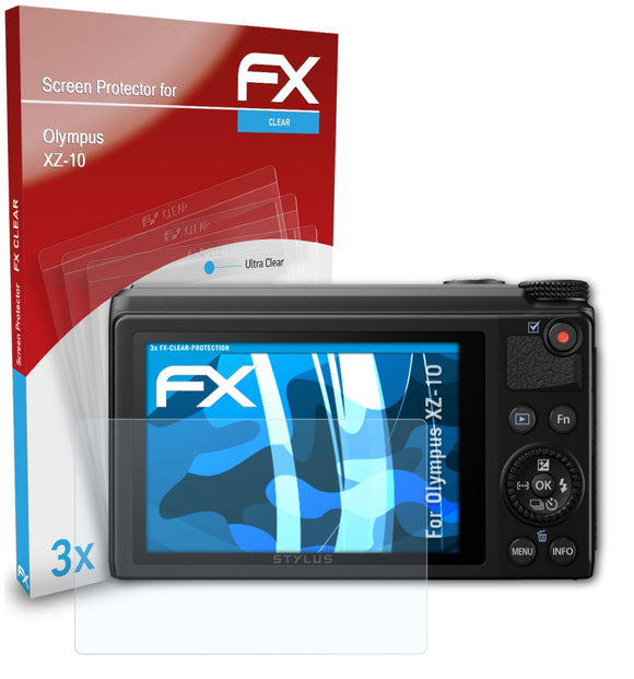 atFoliX FX-Clear Schutzfolie für Olympus XZ-10