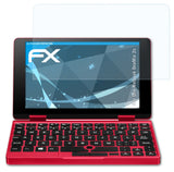 Schutzfolie atFoliX kompatibel mit One-Netbook OneMix 2s, ultraklare FX (2X)