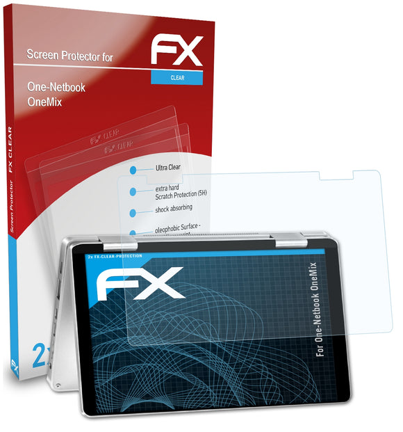 atFoliX FX-Clear Schutzfolie für One-Netbook OneMix