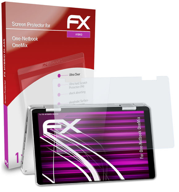 atFoliX FX-Hybrid-Glass Panzerglasfolie für One-Netbook OneMix