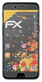 Panzerfolie atFoliX kompatibel mit OnePlus 5, entspiegelnde und stoßdämpfende FX (3X)