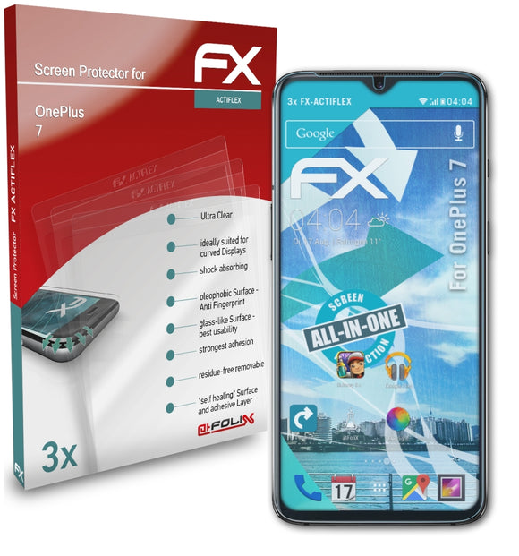 atFoliX FX-ActiFleX Displayschutzfolie für OnePlus 7