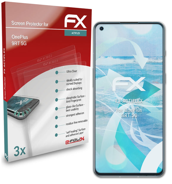 atFoliX FX-ActiFleX Displayschutzfolie für OnePlus 9RT 5G
