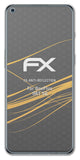 Panzerfolie atFoliX kompatibel mit OnePlus 9RT 5G, entspiegelnde und stoßdämpfende FX (3X)