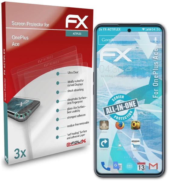 atFoliX FX-ActiFleX Displayschutzfolie für OnePlus Ace