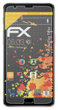 Panzerfolie atFoliX kompatibel mit OnePlus Three, entspiegelnde und stoßdämpfende FX (3X)