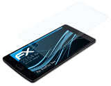 Schutzfolie atFoliX kompatibel mit OnePlus Two, ultraklare FX (3X)