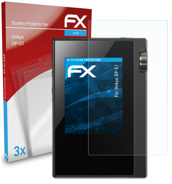 atFoliX FX-Clear Schutzfolie für Onkyo DP-S1