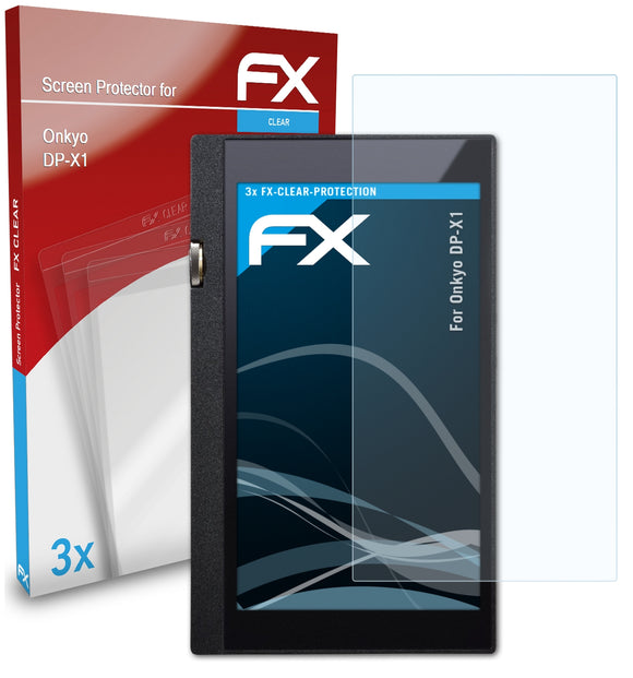 atFoliX FX-Clear Schutzfolie für Onkyo DP-X1