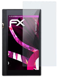 Glasfolie atFoliX kompatibel mit Onkyo DP-X1, 9H Hybrid-Glass FX