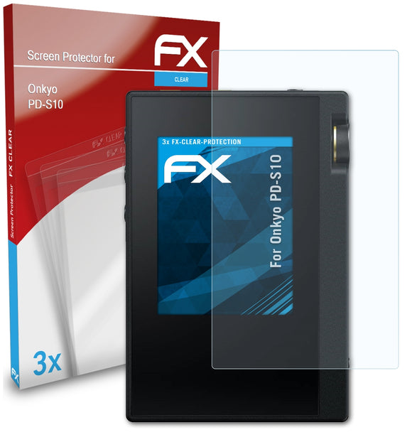 atFoliX FX-Clear Schutzfolie für Onkyo PD-S10