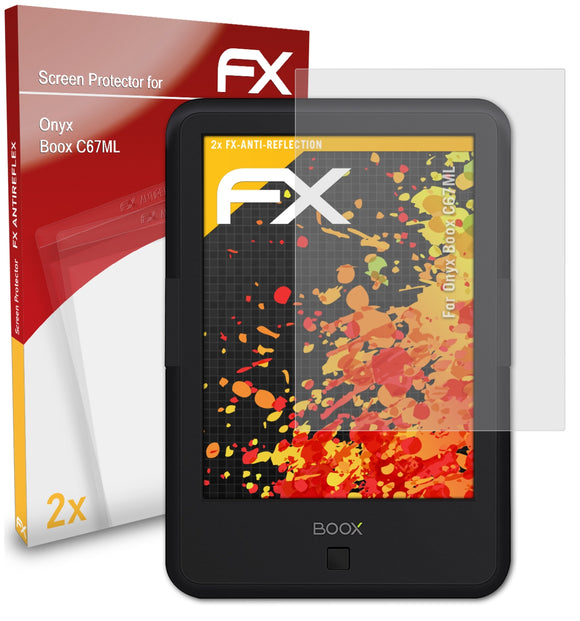 atFoliX FX-Antireflex Displayschutzfolie für Onyx Boox C67ML