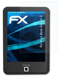 atFoliX Schutzfolie kompatibel mit Onyx Boox Caesar 3, ultraklare FX Folie (2X)