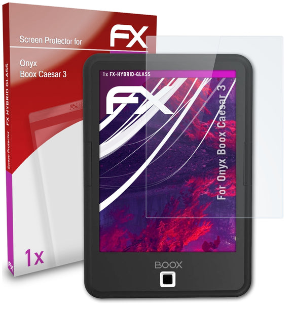 atFoliX FX-Hybrid-Glass Panzerglasfolie für Onyx Boox Caesar 3