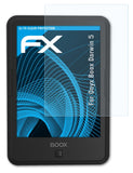 atFoliX Schutzfolie kompatibel mit Onyx Boox Darwin 5, ultraklare FX Folie (2X)