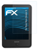 atFoliX Schutzfolie kompatibel mit Onyx Boox Darwin 6, ultraklare FX Folie (2X)