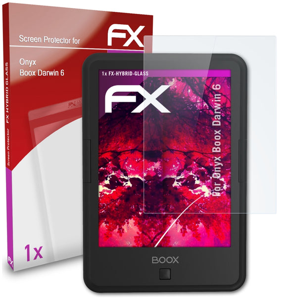 atFoliX FX-Hybrid-Glass Panzerglasfolie für Onyx Boox Darwin 6