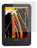 Panzerfolie atFoliX kompatibel mit Onyx Boox Faust 4, entspiegelnde und stoßdämpfende FX (2X)