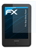 Schutzfolie atFoliX kompatibel mit Onyx Boox Faust, ultraklare FX (2X)