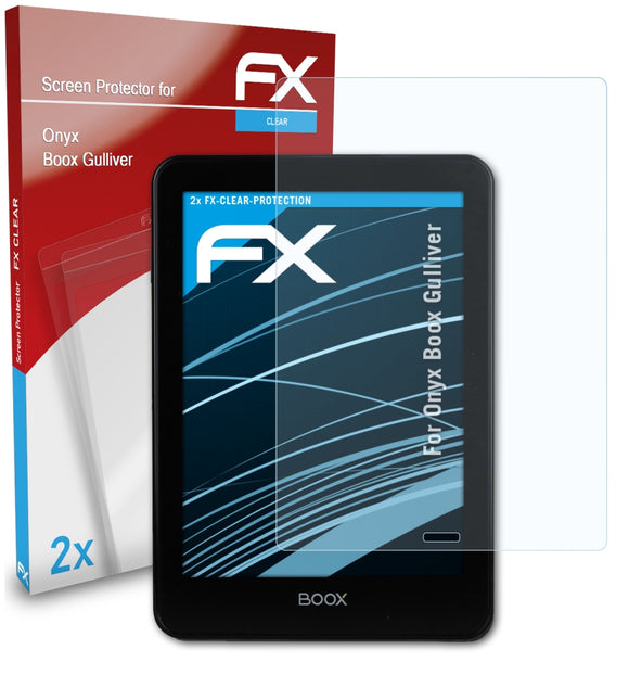 atFoliX FX-Clear Schutzfolie für Onyx Boox Gulliver