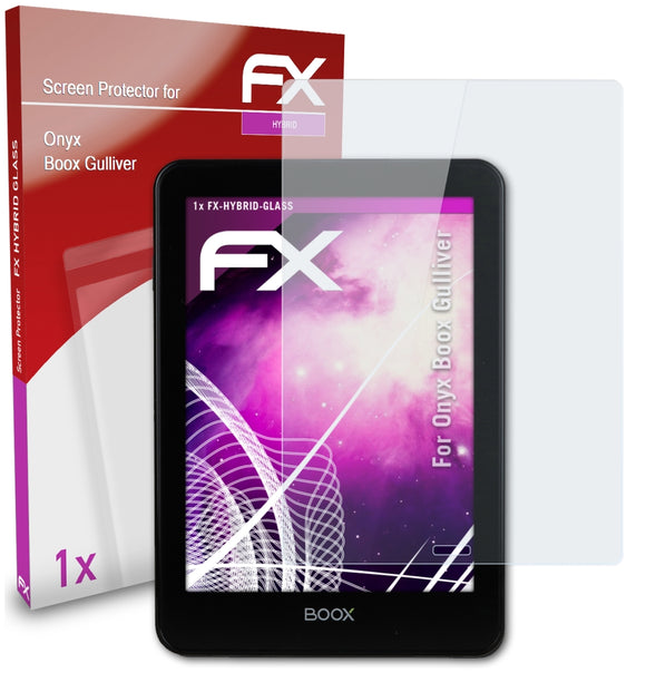 atFoliX FX-Hybrid-Glass Panzerglasfolie für Onyx Boox Gulliver