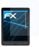 Schutzfolie atFoliX kompatibel mit Onyx Boox Kon-Tiki 2, ultraklare FX (2X)