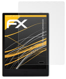 Panzerfolie atFoliX kompatibel mit Onyx Boox Lomonosov, entspiegelnde und stoßdämpfende FX (2X)