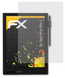 Panzerfolie atFoliX kompatibel mit Onyx Boox Max 2, entspiegelnde und stoßdämpfende FX (2X)