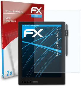 atFoliX FX-Clear Schutzfolie für Onyx Boox Max 2